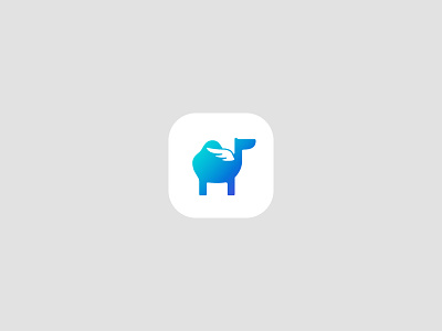 Daily Ui 005 app camel gradient icon ios iphone logo mobile travel white wing