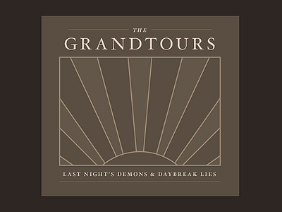 The Grandtours album artwork cd design music print