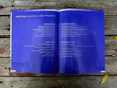 30 Page Proposal brochure design engineering magazine print