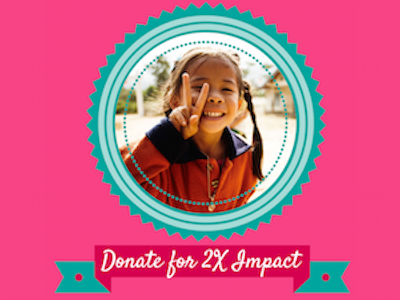 2X your Donation Impact Today! debbiediscoverspop pencilsofpromise