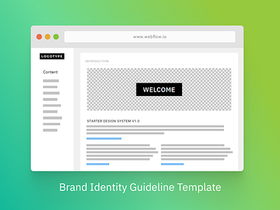 Brand Identity Guideline Template branding branding design design freebie freebies identity identity design logodesign logotype mark template ui uidesign uikit