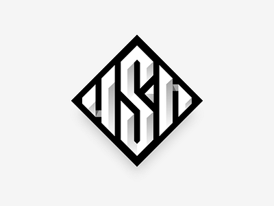 Logo 4sh branding design design lettermark logo logodesign logotype mark minimal