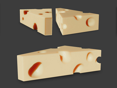 Cheese 3D | Fromage 3D | Blender 3d 3dart 3dtuto blender blender3d tuto tutorial youtube