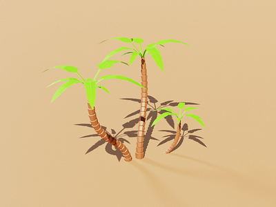 Palm | Palmier | Blender 3d 3dart 3dtuto asset b3d blender followme game green palm palmier render tuto tutorial video youtube