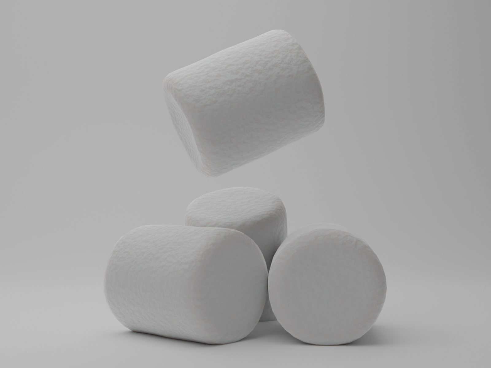 Marshmallow | Guimauve | Blender by Vnib on Dribbble