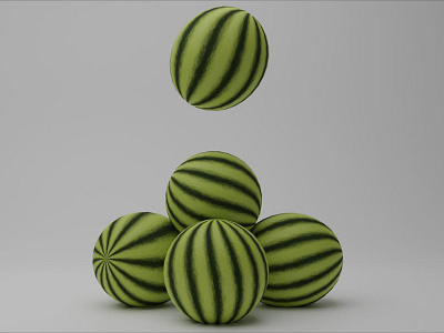 Watermelon | Pasteque | Blender 3d blender pasteque tuto tutorial watermelon youtube
