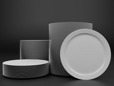 Plate | assiette | Blender 3d assiette assiettes blender ceramic ceramique eat plate plates youtube