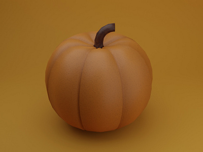 Pumpkin | Citrouille | Blender 3d 3dart 3dtuto blender citrouille lowpoly lowpolygon model modeling pumpkin texture texturing tuto tutorial youtube