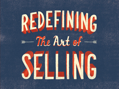 Redefining the Art of Selling Post Card hand lettering illustration lettering post card texture type typography