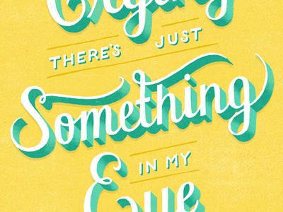 Not Crying daily dishonesty hand lettering lettering typography