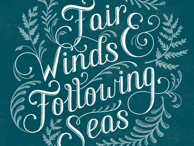 Fair winds and Following seas design  SailNet Community