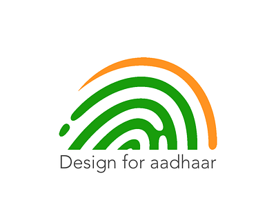 Design For Aadhaar logo