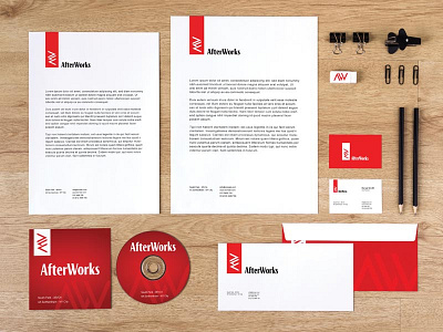 Stationery / Branding Mock-Up branding business card corporate depth of field elegant envelope folder identity letterhead mock up stationery