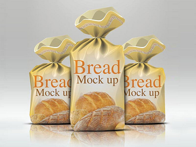 Bread packaging mock-up