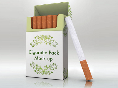 Download Cigarettes Pack Mockup By Artsigns On Dribbble