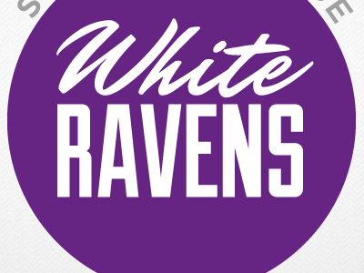 White Ravens Online » Coming Soon :) digitaldudes logo ravens web design white