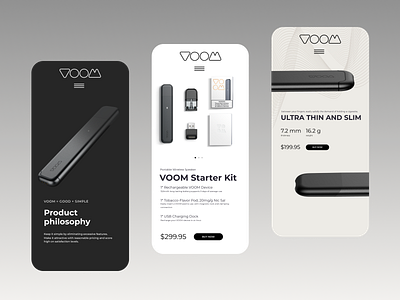 UX, UI, E-commerce design for Woom