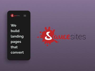 www.saucesites.com branding landing page user interface user interface design web design web development website design website development