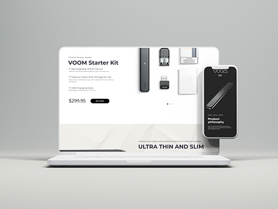 Website for Voom branding business design designer e commerce prototype ui ux web webdesign