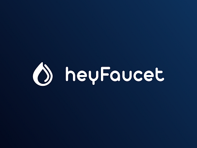 Logo Design for Hey Faucet artwork brandidentity branding brandstrategy designlogo illustration logo logotype positioning premium sleek typography vector