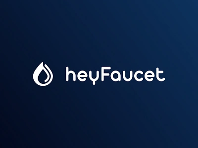 Logo Design for Hey Faucet artwork brandidentity branding brandstrategy designlogo illustration logo logotype positioning premium sleek typography vector