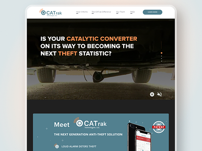 Website for CATrak branding design designer graphic design illustration premium ui ux vector web webdesign