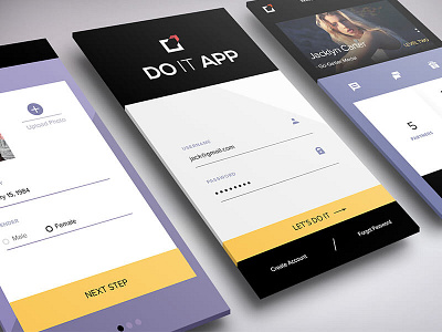 Digital Product Design - Do It, Motivational Mobile App