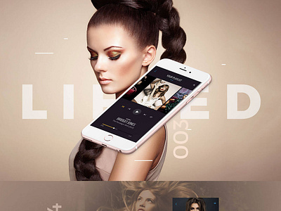 UI Design Mobile App for Luxe Social Brand