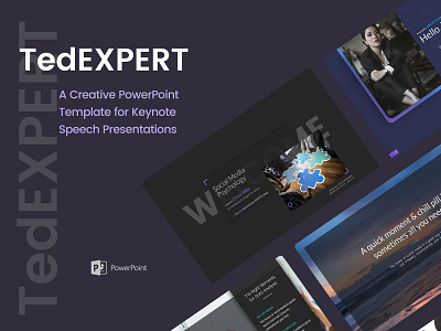 TedExpert – a Keynote Speaker PowerPoint Presentation keynote speech powerpoint presentation powerpoint template speaker presentation