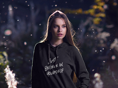 Believe in Yourself Hoodie Sweatshirt Design