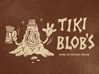 Tiki Blob's applepencil illustration ipadpro procreate sketch sketchbook tiki tiki bar