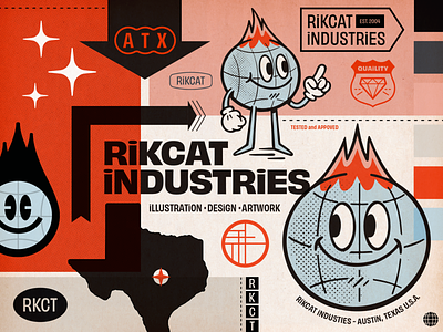 Ri Brand brand branding design illustration mascot