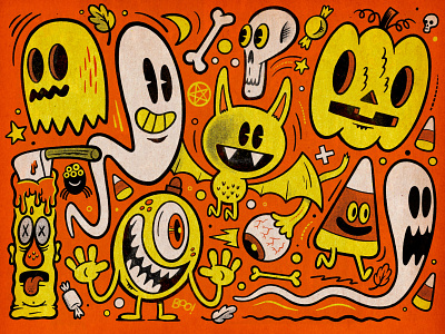 Halloween Whatnots applepencil halloween illustration ipadpro procreate sketch sketchbook