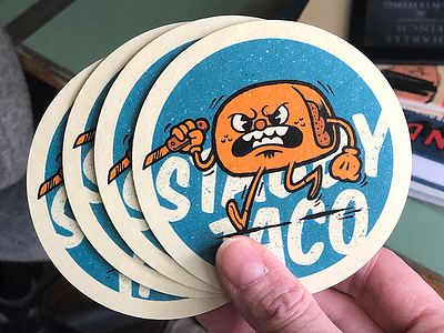 Stabby Tacos Coasters