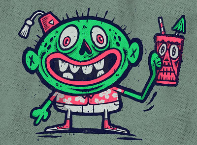 Tiki Creep applepencil illustration ipadpro procreate sketch sketchbook