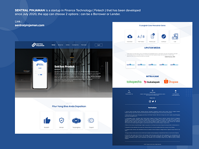 Sentral Pinjaman - Lending app & Website app branding design exploration figma illustration logo ui user experience ux website