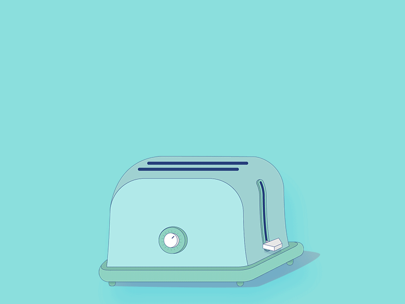 Sleeping in a toaster