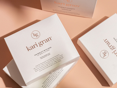 kari gran secondary packaging branding design logo packaging typographi