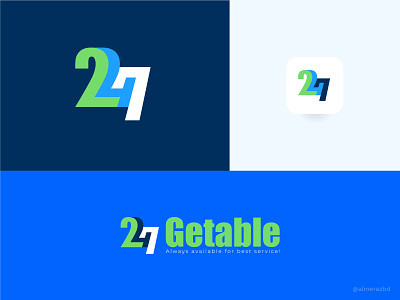 Getable 247 Logo for online service company