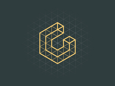 Isometric G g logo illustration logo logo designer logo grid mark minimal monogram