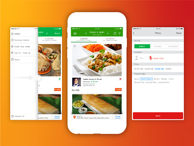 Meal Me App UI (2015) app design app ui chef food app mobile app ui ui ux ux design webdesign