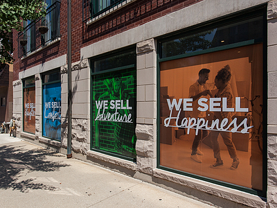 "We Sell" Campaign | Window Decals