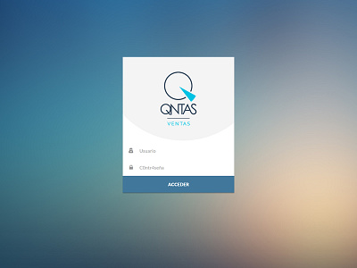 Qntas App css flat gradient html js sailsjs web