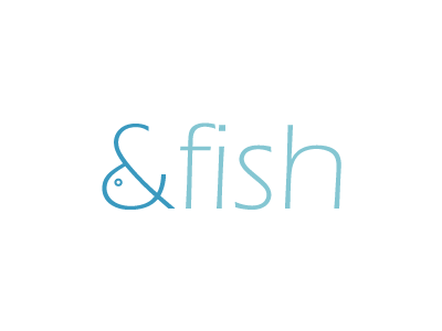 Fish font logo simple