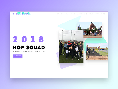 Hop Squad homepage