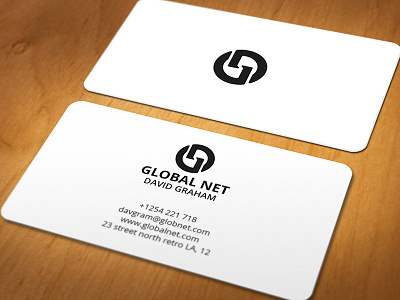 Globel Net Biz card 3$ card business card creative market design for sale global net