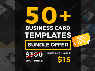 50+ Business Card Mega Bundle bundle business cards cheap design download identity offer print sale stationery templates