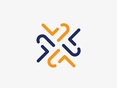 Lucy Blue blue brand branding clean icon identity logodesign logotype lucyblue minimal orange