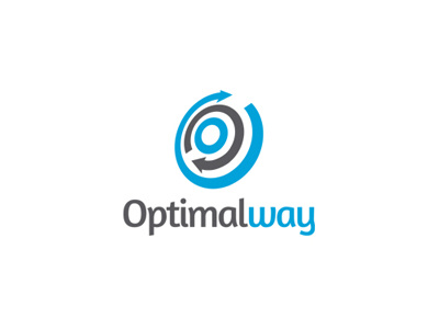 Optimal Way design logo optimal way