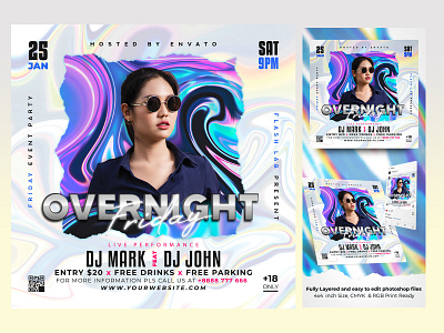 Party Flyer Premium PSD